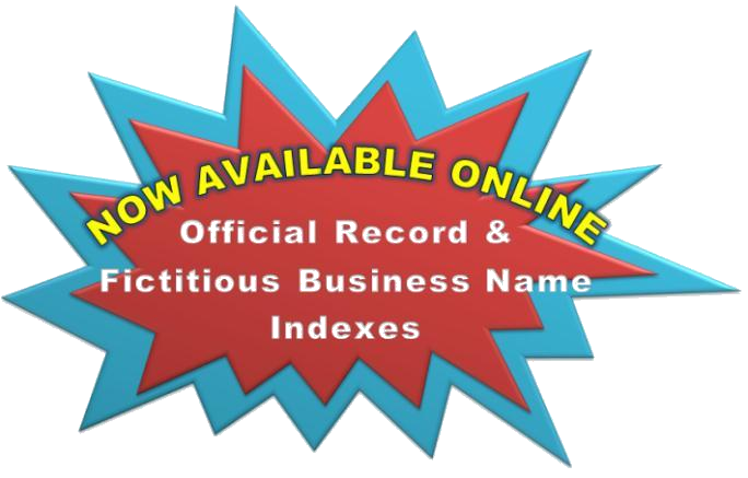 Now available online- official record and fictitious business name indexes scream comic bubble